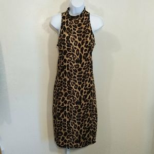 ANIMAL PRINT DRESS. NWOT